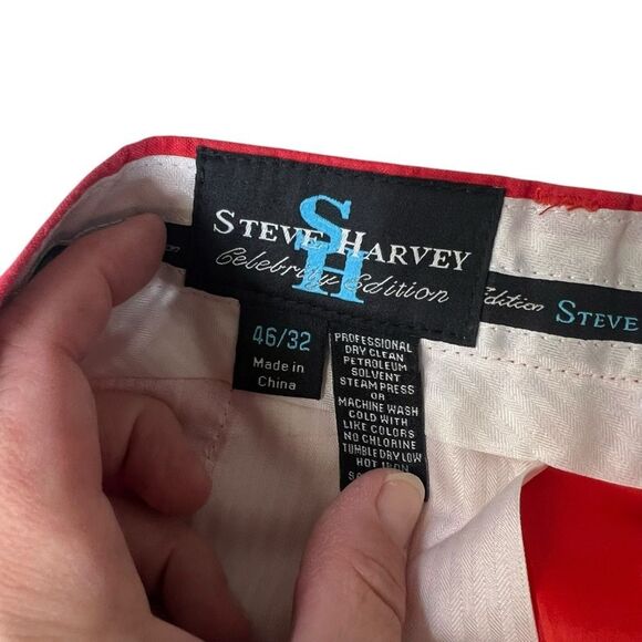 Steve Harvey Celebrity edition  Linen pants 46/32 Pant - Picture 9 of 11